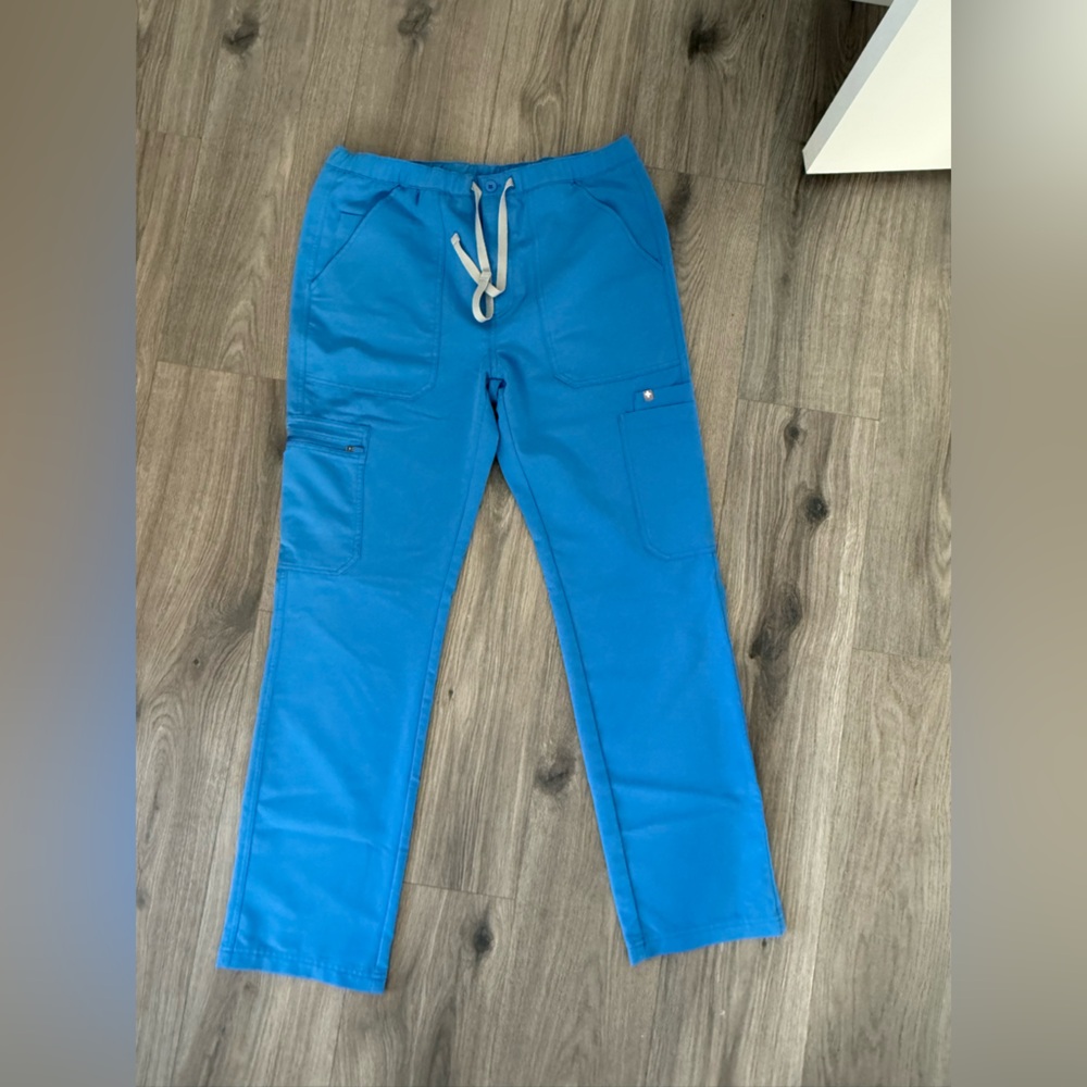 FIGS Scrub Pants in Bright Blue